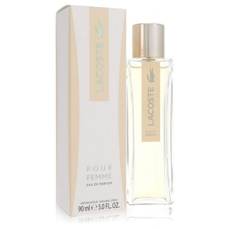 Lacoste Pour Femme Eau De Parfum Spray 3 oz - Refreshing & Woody