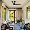 thumbnail image 3 of 42-Inch Integrated LED Ceiling Fan with Brown Wood Grain ABS Blades for Quiet Cooling and Modern Farmhouse Style, 3 of 9