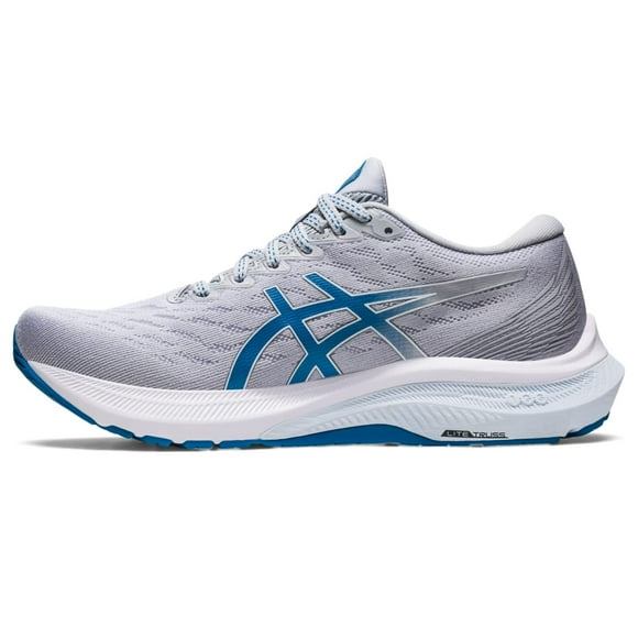 ASICS Women's GT-2000 11 Running Shoes, 7, Piedmont Grey/Reborn Blue
