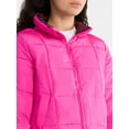 thumbnail image 3 of No Boundaries Packable Puffer Jacket, Women's and Women's Plus Sizes XS-4X, 3 of 6