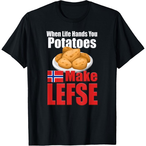 Playful Comfort Tee - Make Lefse Funny Norwegian T-shirt T-Shirt