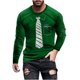 thumbnail image 2 of Blusas y camisas de manga larga y cuello redondo, camisetas casuales de moda para hombre, camisetas deportivas con estampado navideño, camisetas de manga larga, blusas de manga larga y cuello redondo,, 2 of 4