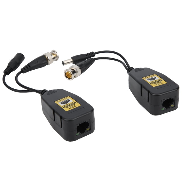 4Pcs HD Video Transmitter Anti Thunder Power Balun RJ45 2in1HDCVI/TVI/AHD/CVBS 2~8MP
