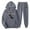 Grey, variant on Men's Suits Sweat Suits For Men Set 2 Piece Long Sleeve Letter Printing Sweatsuits Hoodie And Pants