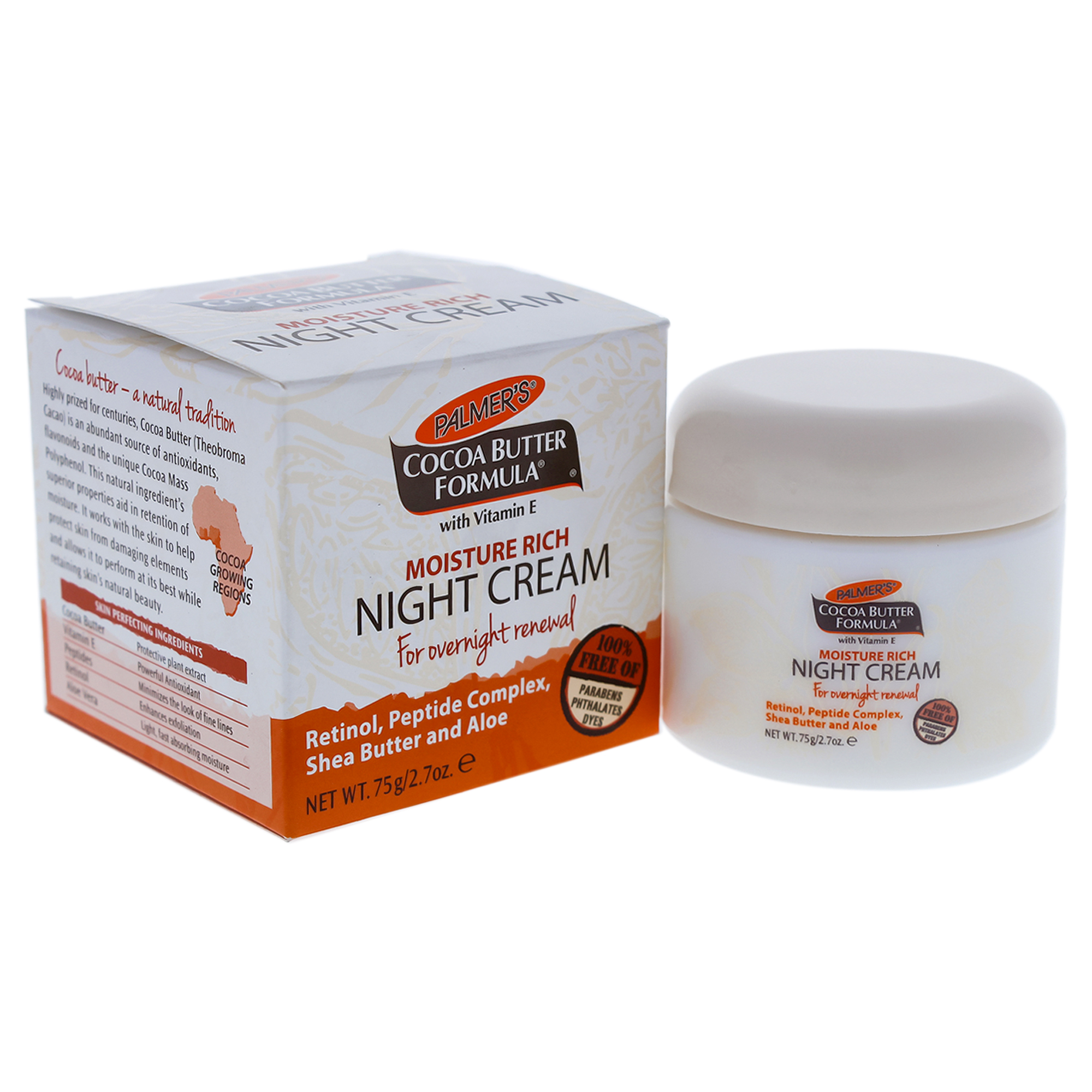 Cocoa Butter Moisture Rich Night Cream by Palmers for Unisex 2.7 oz