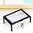 thumbnail image 3 of Reading Magnifying Glass 3X Foldable Hands Free Large Page Magnifier with 4 LED Lights, 3 of 4