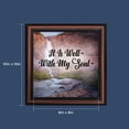 thumbnail image 2 of It is Well with My Soul, Hymn Art, Religious Picture Frame, 8695W, 2 of 6