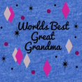 thumbnail image 2 of CafePress - World’S Best Great Grandma Midcentury - Cute Infant Baby Football Bodysuit, 2 of 3