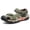 Green, variant on Breathable Hollow Leather Outdoor Walking Sandals Impact Resistant Toe Guard For Camping, Beach & Daily Travel