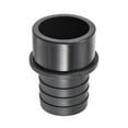 thumbnail image 3 of Uxcell Barbed OD Spigot Straight Pipe Fitting Quick Connector Black 52mmx63mm, 3 of 5