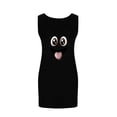 thumbnail image 4 of SBYOJLPB Nightdress For Women With Printed Pattern V-neck Sleeveless Home Sleep Dress Relaxed Casual Comfortable Nightgown​, 4 of 6