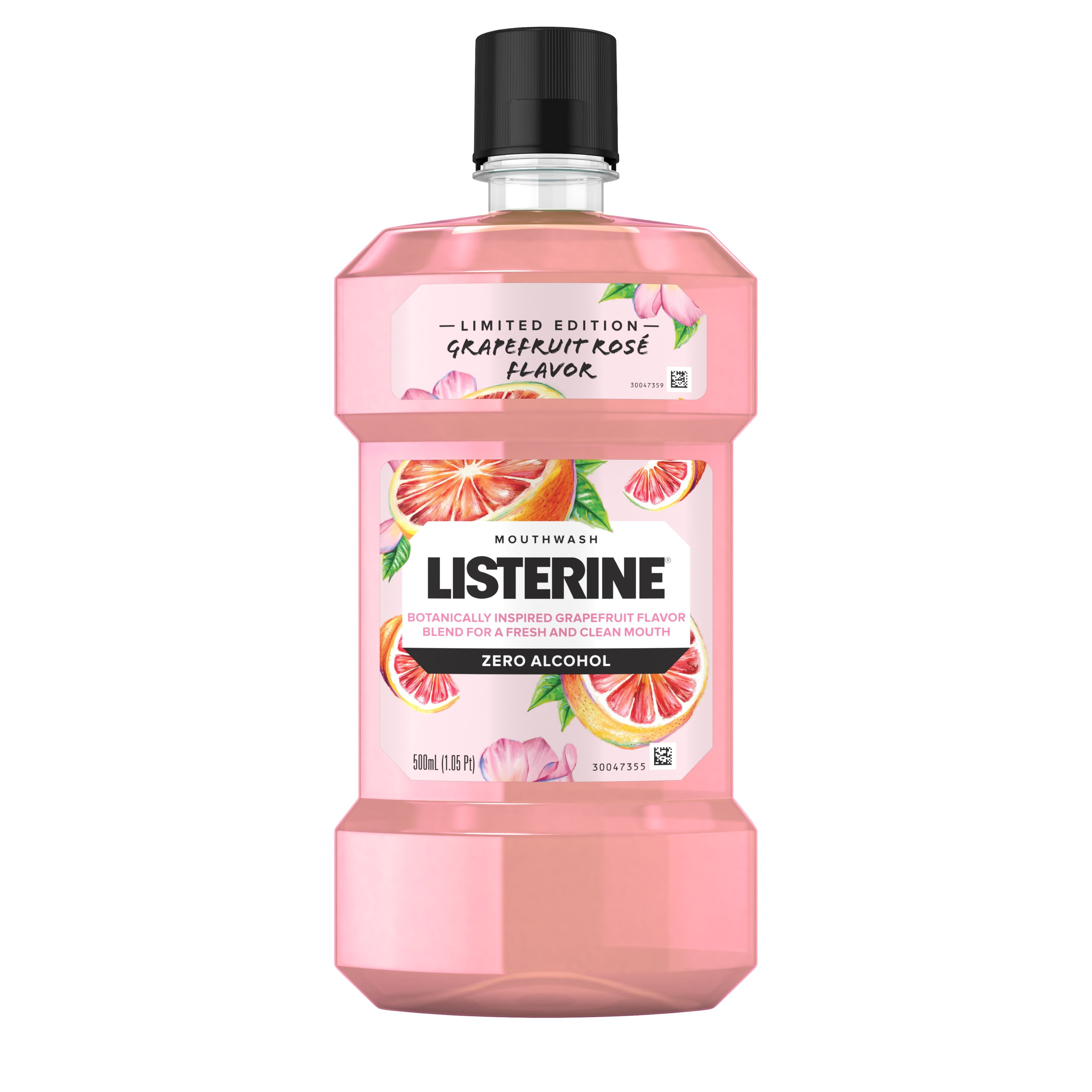 Listerine Zero Alcohol Mouthwash Grapefruit Rose Flavor 500 ML listerine-smart-rinse-mint-500ml