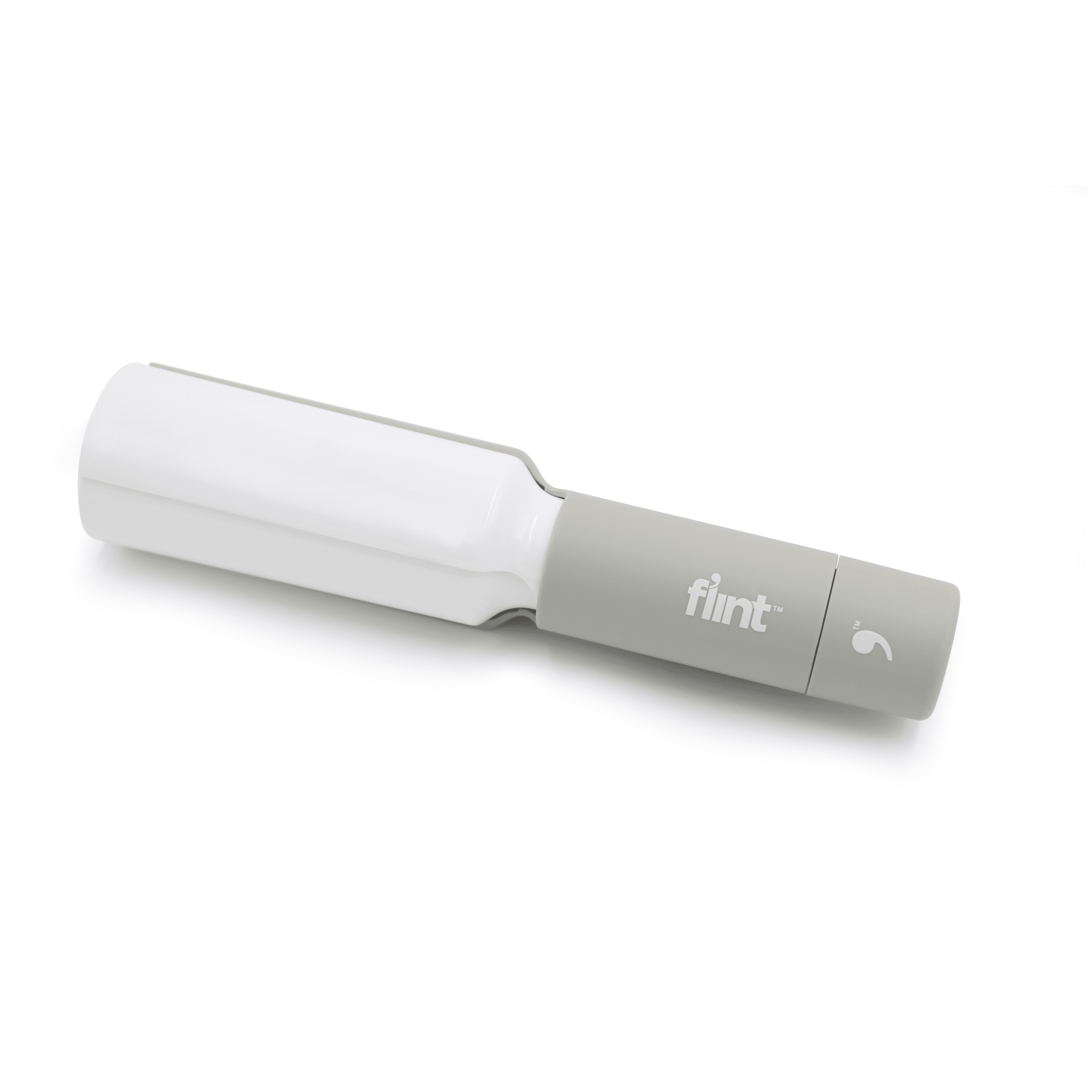 Flint Plus Retractable Lint Roller, Silver Gray Refillable Lint Remover