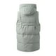 thumbnail image 5 of Gibobby Chaleco largo mujer, Chaleco largo acolchado para mujer, ligero, sin mangas, con bolsillos(Gris,M), 5 of 5