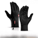 thumbnail image 1 of Guantes de ciclismo de terciopelo para hombre y mujer, antideslizantes, con dedos completos, cálidos, para deportes de esquí y pantalla táctil, 1 of 5