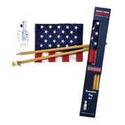 Valley Forge DFS1USA-1 USA Flag Set, 2-1/2' x 4'