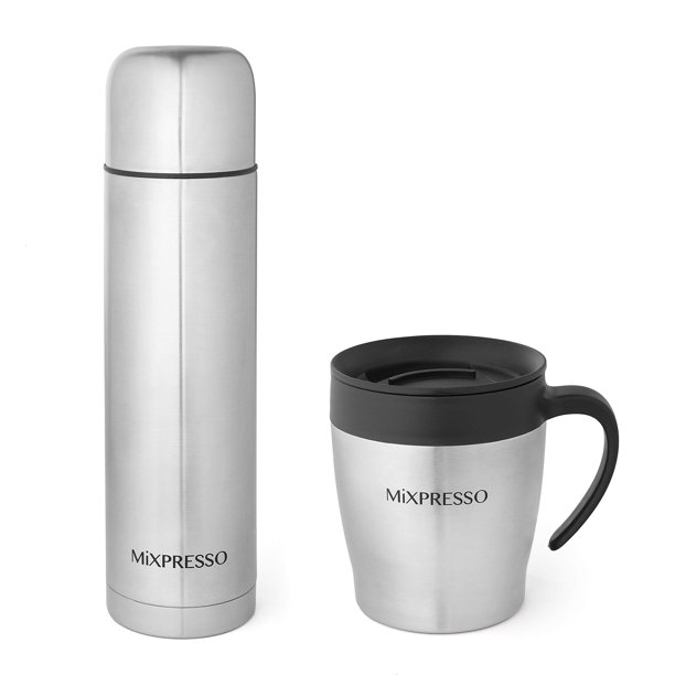 Mixpresso Coffee Flask Coffee Mug Stainless Steel Coffee Thermos For Hot Walmart Com Mixpresso Coffee Flask Coffee Mug Stainless Steel Coffee Thermos For Hot Walmart Com