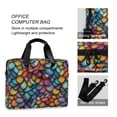 thumbnail image 4 of FORMRS 16" Laptop Bag Carrying Sleeve Case with Handle Travel Shoulder Briefcase, Vibrant Dragon Scales Pattern, 4 of 8