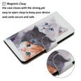 thumbnail image 5 of Allytech Samsung Galaxy A53 5G Case, PU Leather Colorful Pattern Flip Folio Stand Magnetic Closure Hand Wrist Cards Slots Wallet Case Cover for Samsung Galaxy A53 5G - Cats, 5 of 7