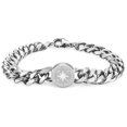 thumbnail image 1 of Pulsera BERING Arctic Symphony plateada de acero inoxidable para hombre, 1 of 1