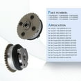 thumbnail image 4 of PANGOLIN 2Pcs Intake & Exhaust Camshaft Adjuster Sprocket 11367583207 11367583208 Fits for BMW N51 N52 N55 128i 135i 135is Aftermarket Parts 11317545959 11367522290, 4 of 7