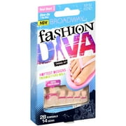 Kiss Products Broadway Nails Fashion Diva Toenail Kit, 1 ea