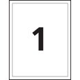thumbnail image 2 of Avery Printable Repositionable Clear Static Cling Labels, 8.5" x 11" Rectangle Labels, Wall/Glass D, 2 of 4