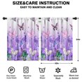 thumbnail image 2 of Blackout Kids Curtains,urple Butterfly Flower Pattern Childrens Insulated Curtains Set Of 2,Bedroom Essentials,Toddler Room Decor 42"x54", 2 of 5
