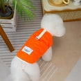 thumbnail image 4 of Pet Clothes Winter Peach Cotton-Padded Clothes orange, 4 of 5