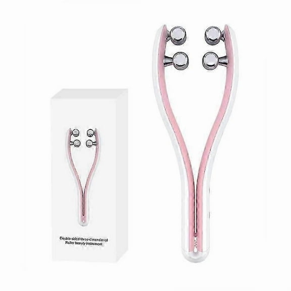 Face Lifting Roller Facial Massager Y Shape Lifting Facial Massager Chin Lift Up Wrinkles Removal Tightening Home Use Beauty Instrument Skin Care Toolpink