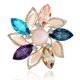 thumbnail image 1 of Broche Vintage elegante único broches de perlas flor broche de listón ramillete cristal austriaco broche con distintivo Pin boda para mujer, 1 of 5
