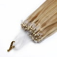 thumbnail image 4 of MY-LADY Balayage Micro Loop Ring 100% Remy Human Hair Extensions Thick Invisible Nano Beads Micro Link Hairpiece 50S 1G, 4 of 10