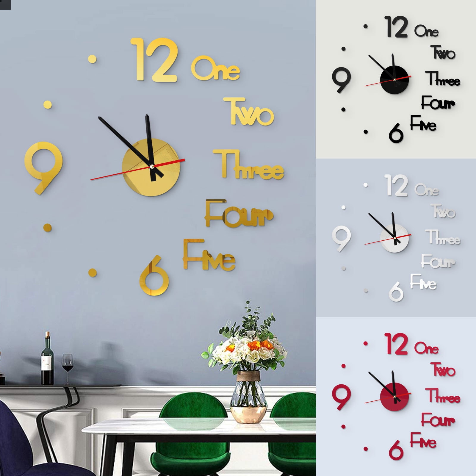 modern digital clock 3d modern digital clock 3d