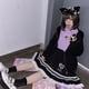 thumbnail image 3 of Sanrio-suéter con pompón Purin Kuromi Cinnamoroll My Melody Lolita para mujer, Abrigo con capucha, estilo Fino, cálido, Cosplay, primavera y otoño, 3 of 4
