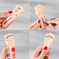 thumbnail image 4 of Juego de Herramientas de Maquillaje de Belleza 4 en 1, Rizador de Pestañas, Calabaza, Puff, para Mujer Sunnimix Puff de esponja de maquillaje, 4 of 6