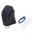 thumbnail image 1 of Cubierta de pomo de cambio de marcha Unique Bargains para Subaru Impreza 2017-2023, protector de mango antideslizante de cuero sintético, 1 Pc Negro Azul, 1 of 1