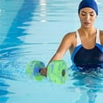 thumbnail image 3 of Usbinx Life Water Octagonal Camouflage Dumbbell Swimming Buoyancy Yoga Fitness Rehabilitation 10.64*6.30in, 3 of 4