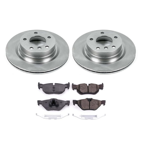 Ultimate Brakes Rear Ceramic Brake Pad and Rotor Kit with Hardware WM80251