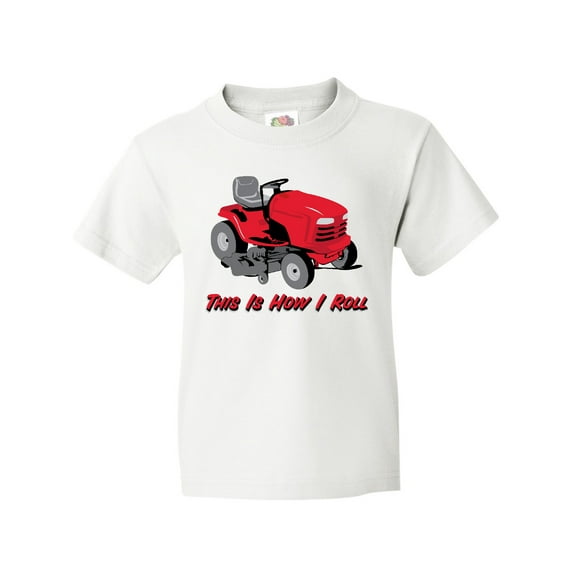 Inktastic This is How I Roll Mower Youth T-Shirt