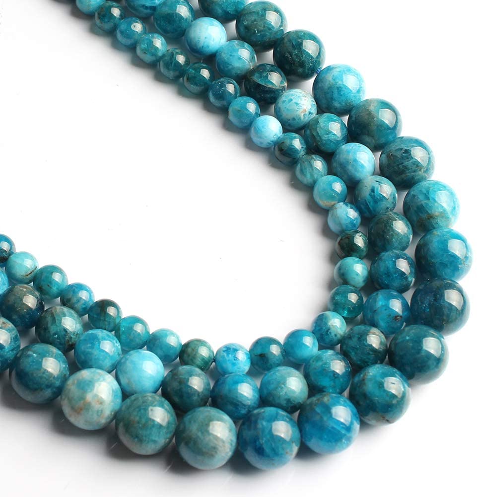 blue stone beads for jewelry making