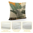 thumbnail image 4 of COMIO  Boho Abstract Throw Pillow Covers Black Beige Orange Mid Century Geometric Leaf Decorative Throw Pillows Modern Art Pillow Cases for Couch Bed Sofa Bedroom Home Office, 4 of 5
