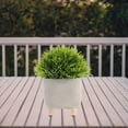 thumbnail image 3 of Shisuyan 1Pc Plant Pot Simple Cement Flower Container Creative Planter (Light Grey), 3 of 8
