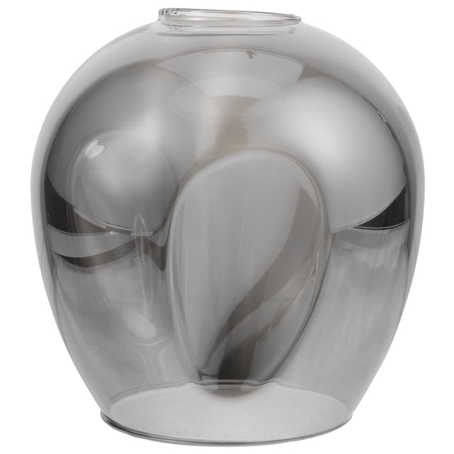Pantalla de cristal para lámpara colgante, repuesto de lámpara de techo, cubierta decorativa gris, accesorio para el hogar