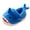 Full-wrapped Blue, variant on Drecage Toddler Boys Girls Cute Shark Slippers Kids Non-Slip Fuzzy Bedroom House Shoes