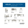 thumbnail image 4 of Adley Collection Six-Light New Traditional Brushed Nickel Clear Glass Bath Vanity Light, 4 of 14