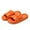 Orange, variant on Luxtrada Unisex Pillow Non-Slip Slippers, Open Toe Orange
