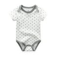 thumbnail image 5 of Zavbaby Baby Boy Girl Cotton Short Sleeve Bodysuits,5-Pack,Sizes 0-12M, 5 of 11