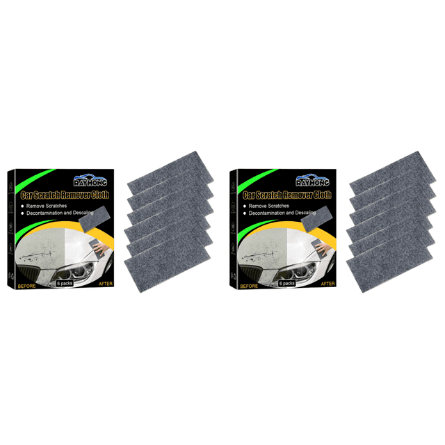 6 Car Scratch Nano Sparkle Cloth Nano Remover Borrar para rayones PCS