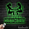 thumbnail image 4 of Handmadetneonsign Personalized Nail Salon Metal Wall Art LED Light - Custom Nail Beauty Sign Room, 4 of 5