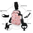 thumbnail image 5 of HELLHERO Crossbody Sling Bags for Men, Women Travel Paw Print Snowflakes Cross Body Purse with Zipper, 5 of 7
